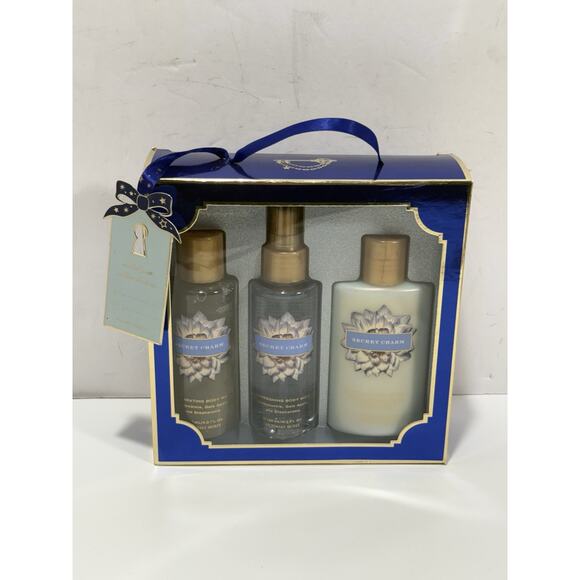 Victoria’s Secret Secret Charm 3 Pc Kit Body Lotion + Body Wash + Body Mist RARE - Picture 1 of 9